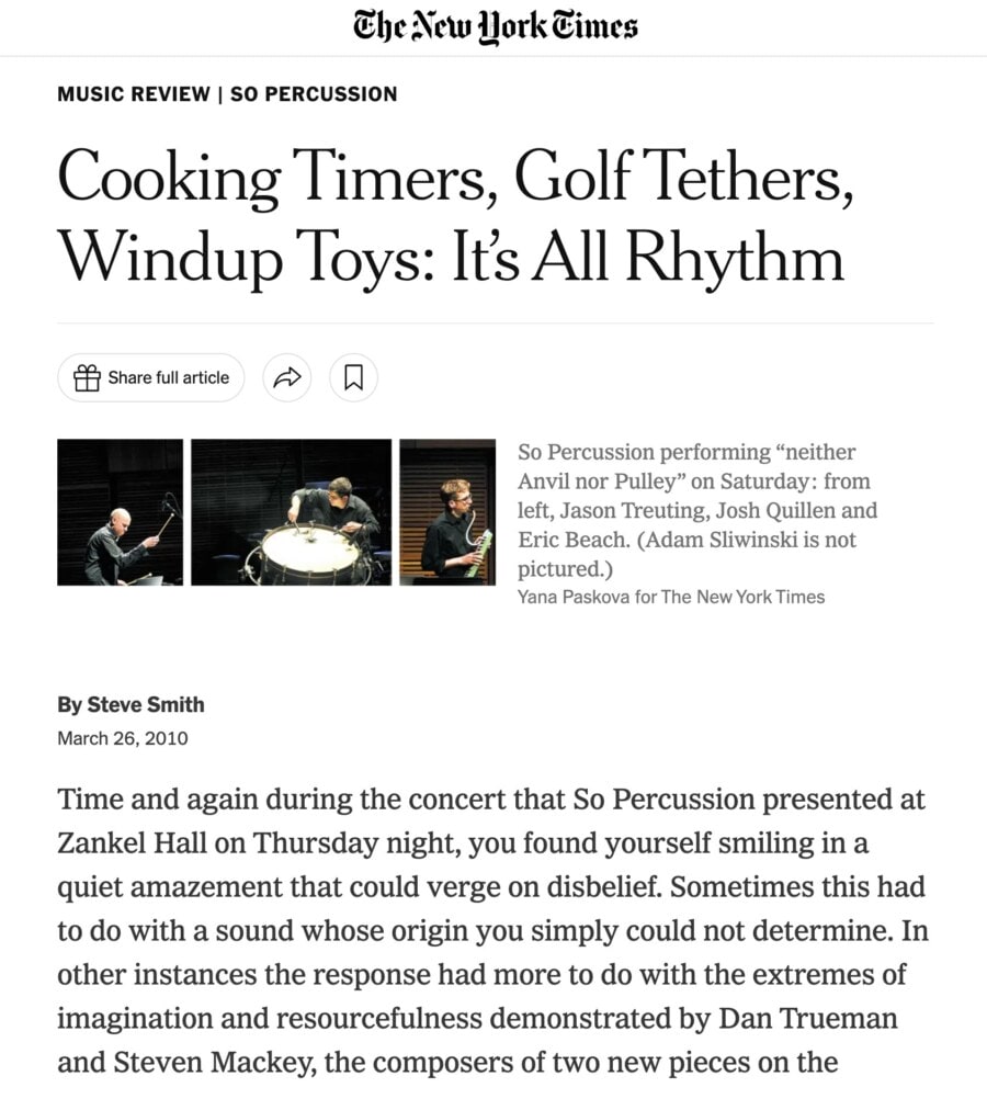 First Carnegie Hall Solo Gig